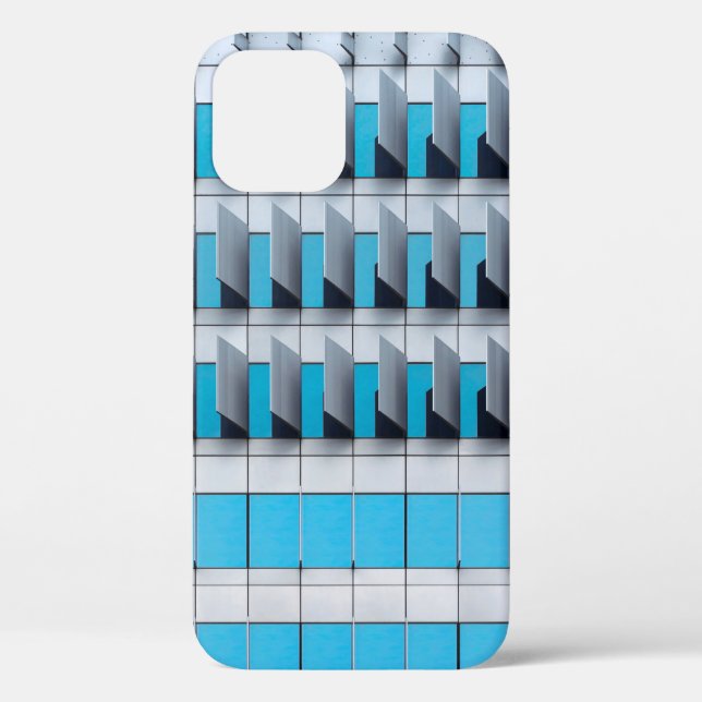 Blue and white chequered illustration Case-Mate iPhone case (Back)