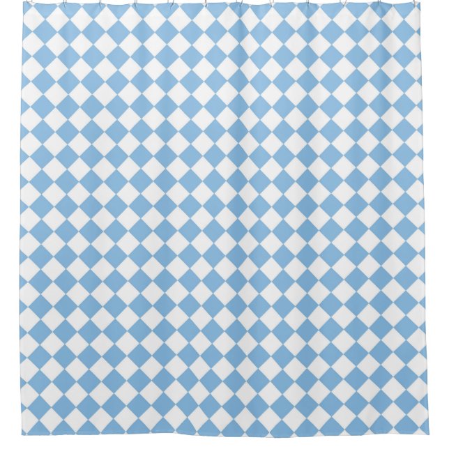 Blue and White Chequered Pattern (Front)