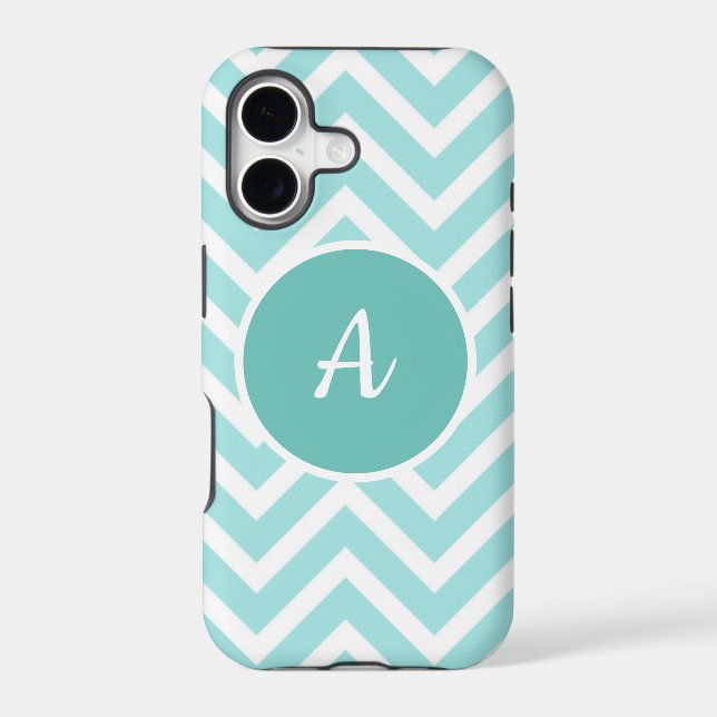 Blue and white chevron pattern (Back)