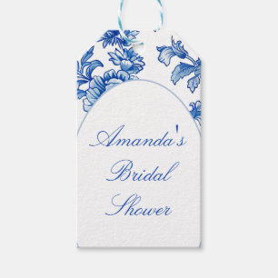 Blue and White Chinoiserie Bridal Shower  Gift Tags