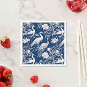 Blue and White Chinoserie Series Design 7 Napkin