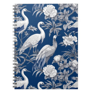 Blue and White Chinoserie Series Design 7 Notebook