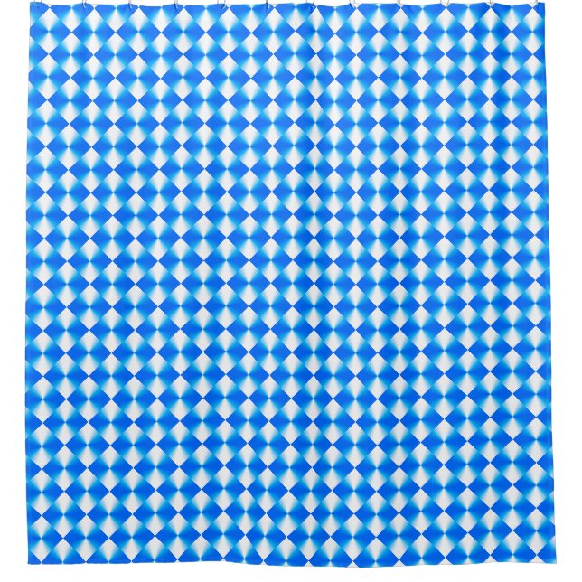 Blue and White Diamond Pattern (Front)