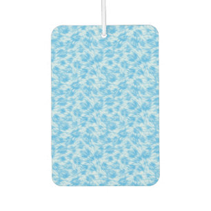 Blue and white faux fur effect air freshener