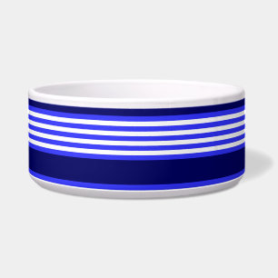 Blue and white five stripes pattern