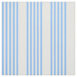 Blue and white five stripes pattern fabric
