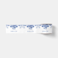 Blue and White Floral China Pattern