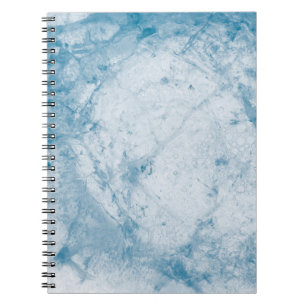 Blue and white floral mattress notebook