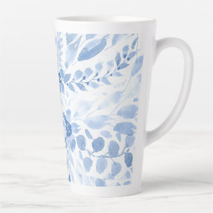 Blue and White Flowers Mug