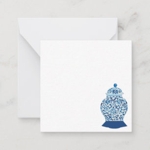 Blue and White Ginger Jar Card