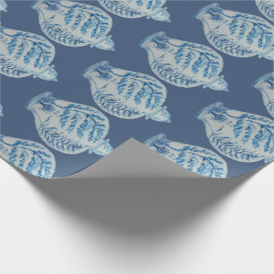 Blue and White Ginger Jar Wrapping Paper
