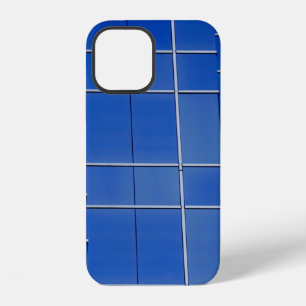 Blue and white glass windows iPhone 12 case