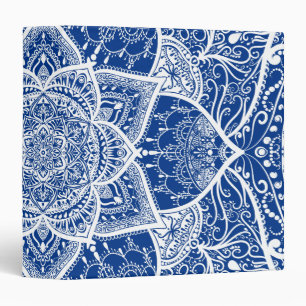 Blue and White Mandala - Loergann in Pacific Binder