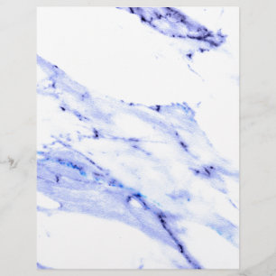 Blue and White Marble