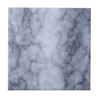 Blue and White Marble Tile