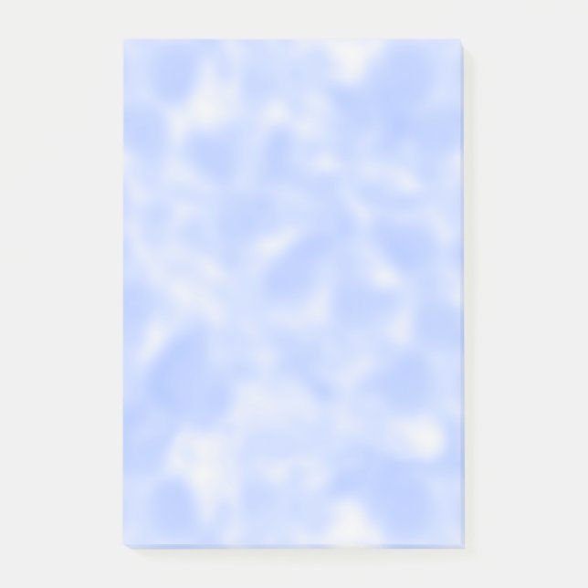 Blue and White Mottled Post-it Notes (Front)