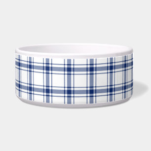 Blue and White Nautical Plaid