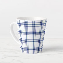Blue and White Nautical Plaid