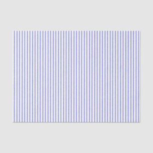 Blue and White Pinstripe Tissue Paper