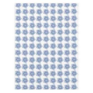 Blue and White Pinwheel Table Cloth