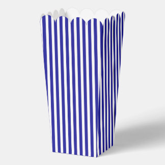 Blue And White Popcorn Favour Box