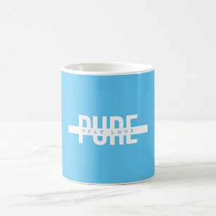 Blue and White Pure Self Love Mug