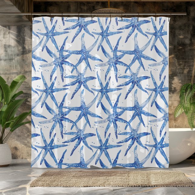 Blue and White Starfish Design  (Creator Uploaded)