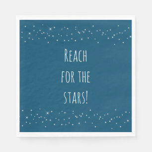 Blue and White Stars  Napkin