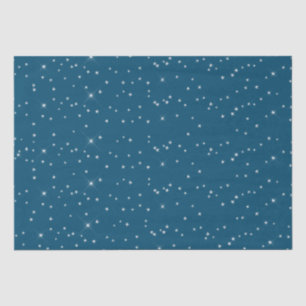 Blue and White Stars  Tissue Paper