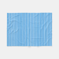 Blue and white striped blanket