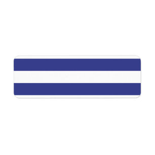 Blue and White Stripes