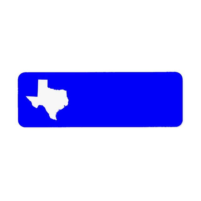 Blue and White Texas (Front)