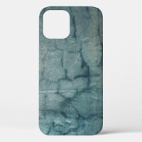 Blue and white textile with water droplets