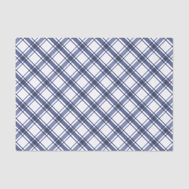 Blue and White Tissue Paper (Front)