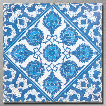 Blue and White Vintage Delft Art
