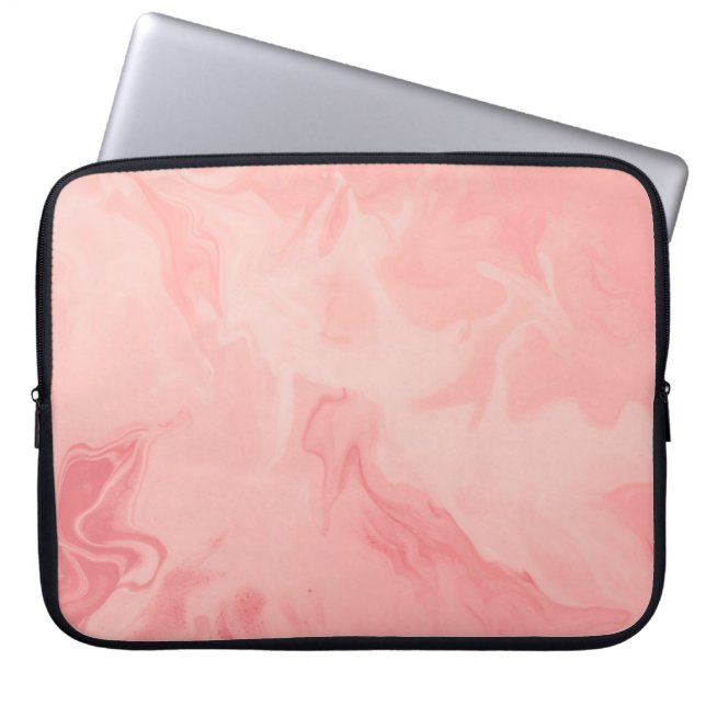 BLUE AND WHITE WATER SURFACE LAPTOP SLEEVE (Front)