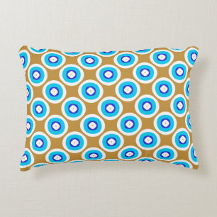Blue and Yellow Accent Pillow