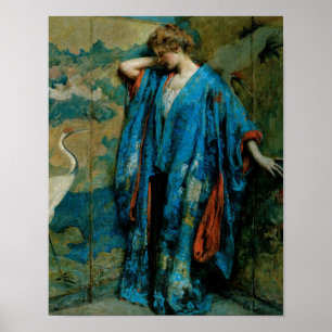 Blue and Yellow by Robert Reid Poster