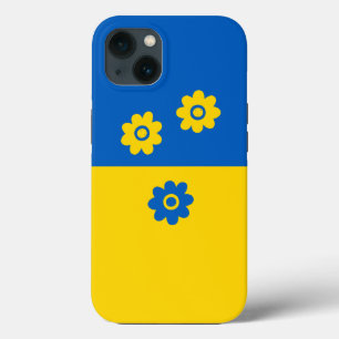 Blue and Yellow Flowers iPhone 13 Case