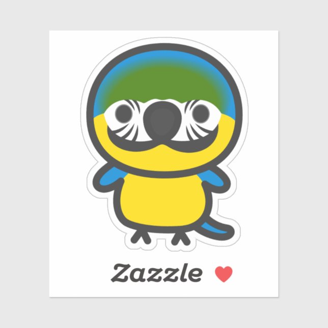 Blue-and-yellow macaw (Sheet)