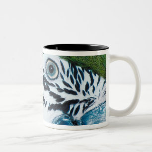 Blue-and-yellow MacawÊ Two-Tone Coffee Mug