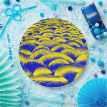 Blue and Yellow Rockscape