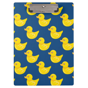 Blue and Yellow Rubber Duck, Ducky Clipboard