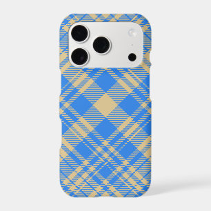 Blue and Yellow Scottish Tartan Plaid
