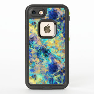 Blue and Yellow Tissue Montage