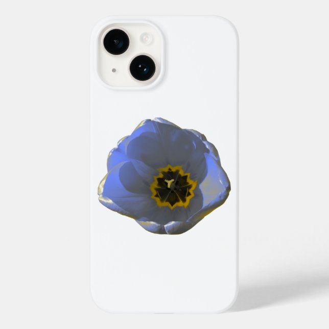 Blue and Yellow Tulip Case-Mate iPhone Case (Back)