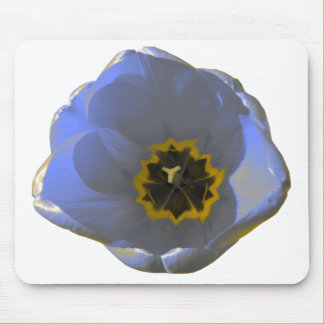 Blue and Yellow Tulip Mousepad