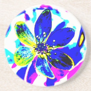 blue anemone coaster