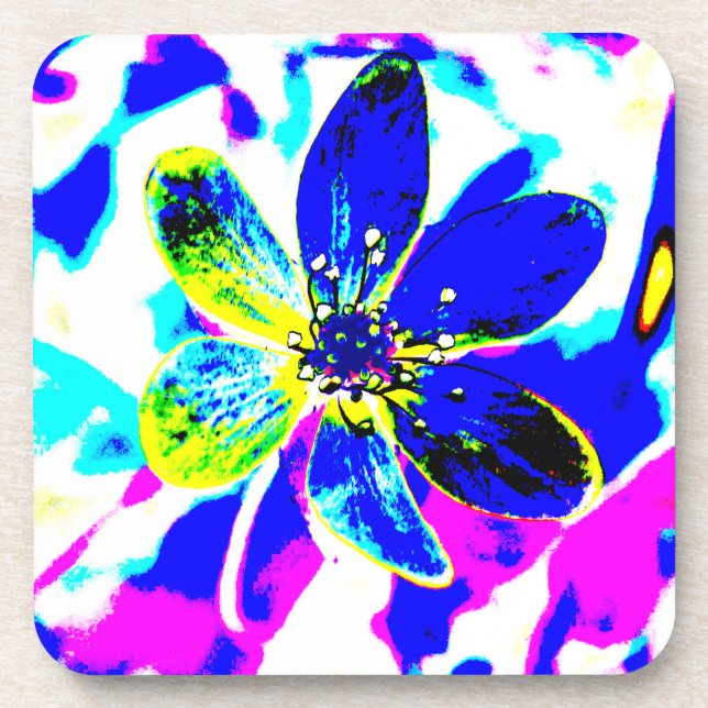 blue anemone coaster (Front)