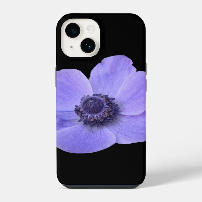 Blue Anemone iPhone Case (Back)